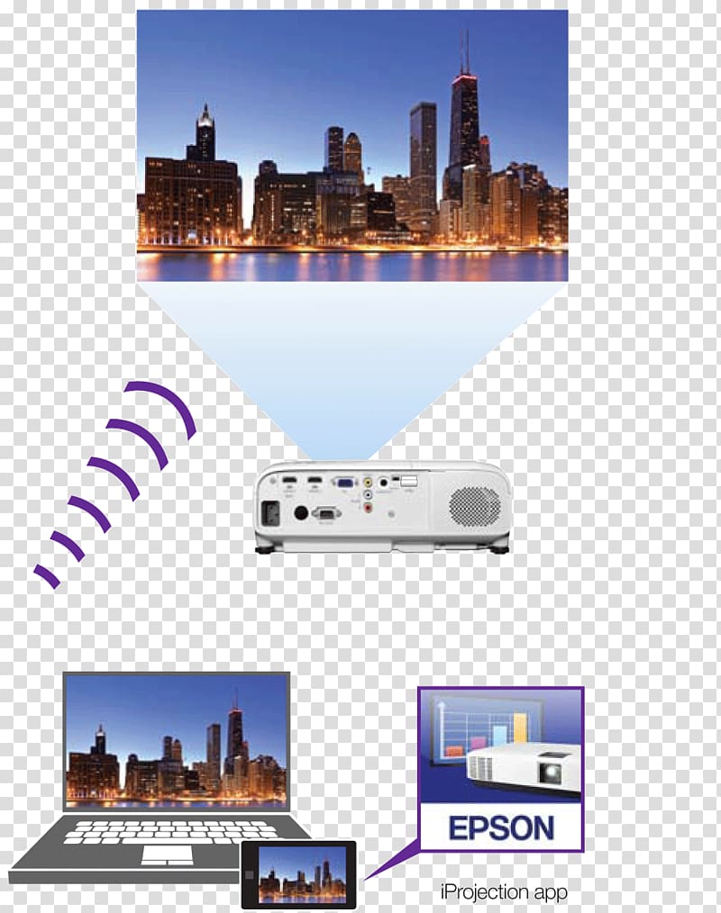 Multimedia Projectors Epson Home Theater Systems, tablet smart screen transparent background PNG clipart
