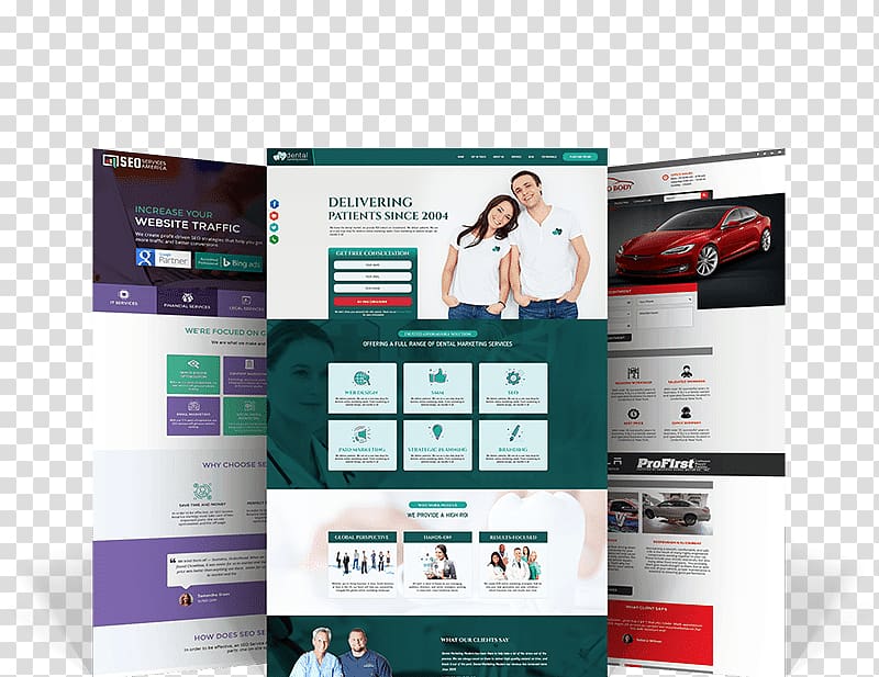 Web development Responsive web design Web page, web design transparent background PNG clipart