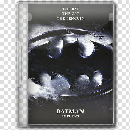 The Bat The Cat The Penguin case, monochrome black and white, Batman Returns 3 transparent background PNG clipart