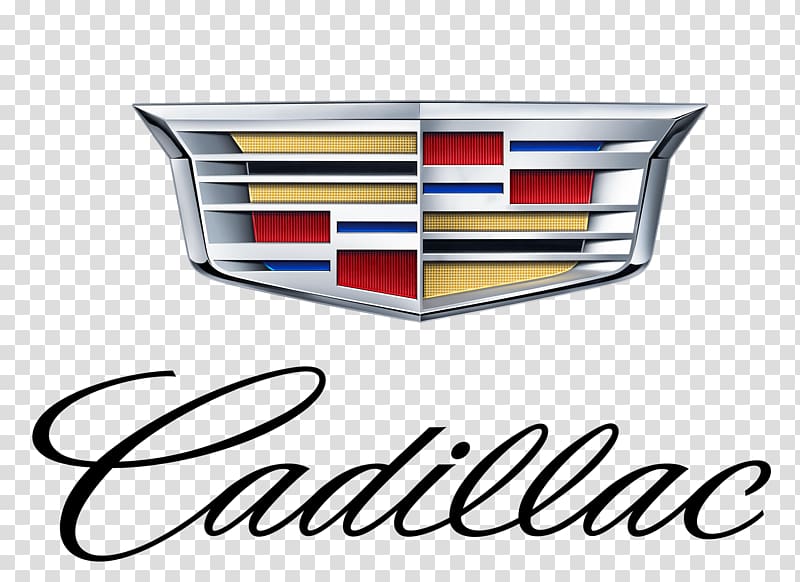 Cadillac logo, Cadillac Logo With Text transparent background PNG clipart