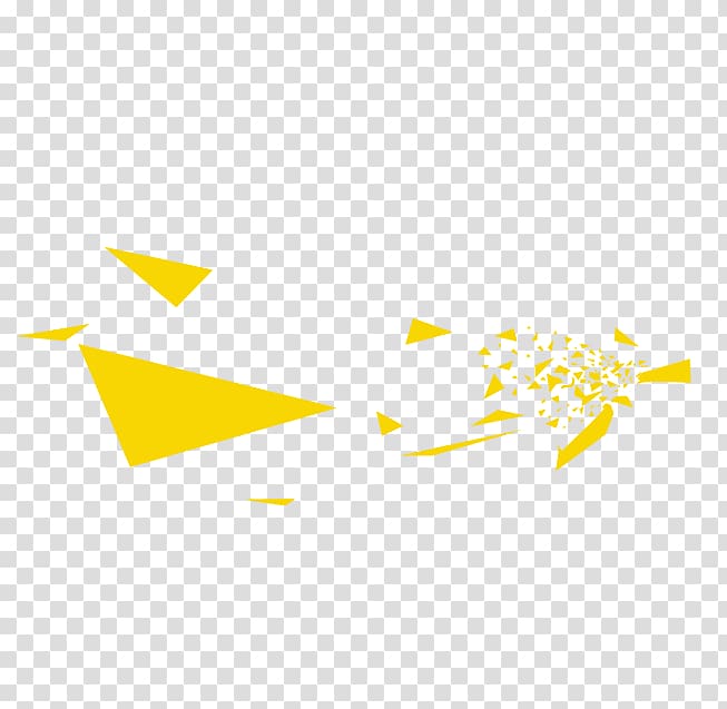 Yellow Area Angle Pattern, Yellow small aircraft material transparent background PNG clipart