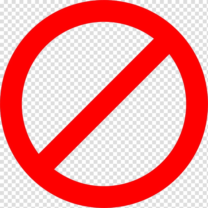 NO signage, Stop sign No symbol Warning sign Red , Block Sign transparent background PNG clipart