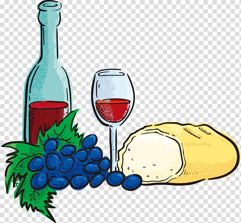 Wine glass Hospitality Food , Cartoon painted wine transparent background PNG clipart
