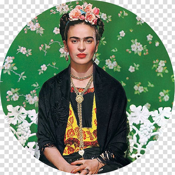 Diego Rivera Frida Kahlo Museum Self-Portrait with Thorn Necklace and Hummingbird Painting, painting transparent background PNG clipart