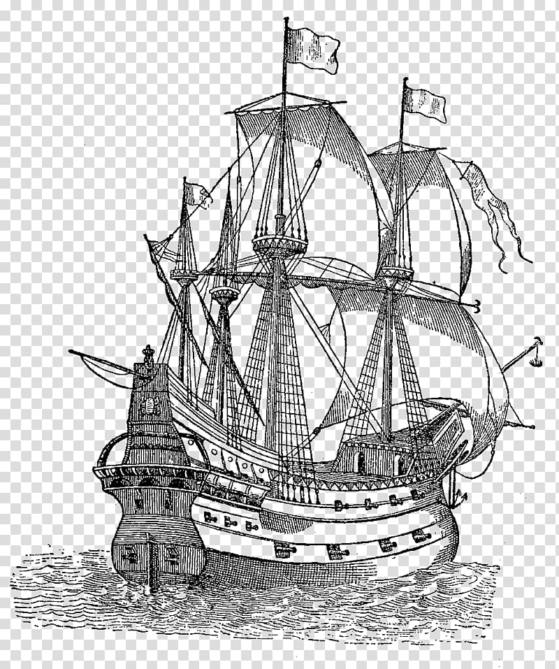 Spanish Galleon Spanish Armada Sailing ship, Ship transparent background PNG clipart