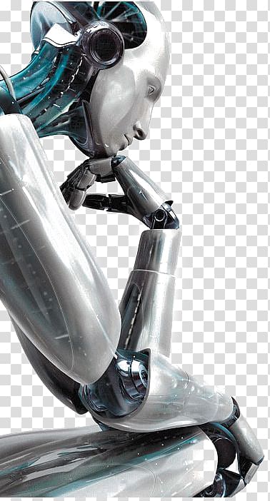 close up of gray robot, Artificial intelligence Robot Chatbot Computer, Modern Robot transparent background PNG clipart