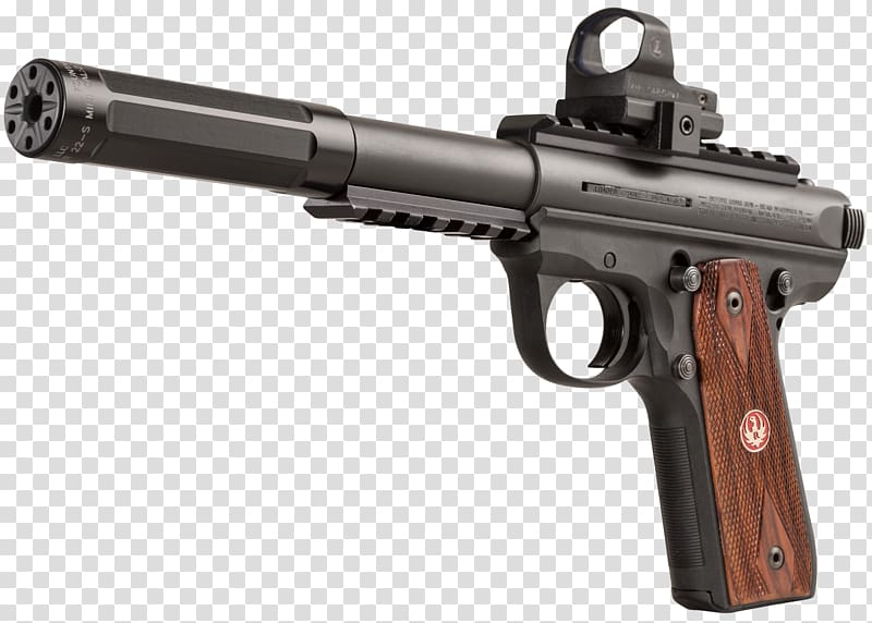 Trigger Revolver Firearm Gun barrel Silencer, weapon transparent background PNG clipart