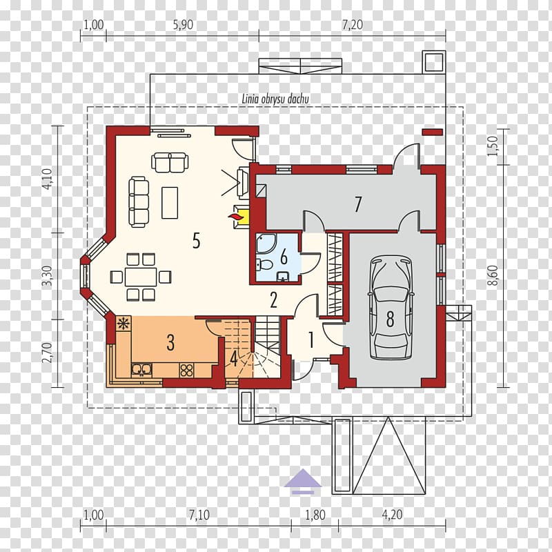 Floor plan House Architectural structure Masonry Project, house transparent background PNG clipart