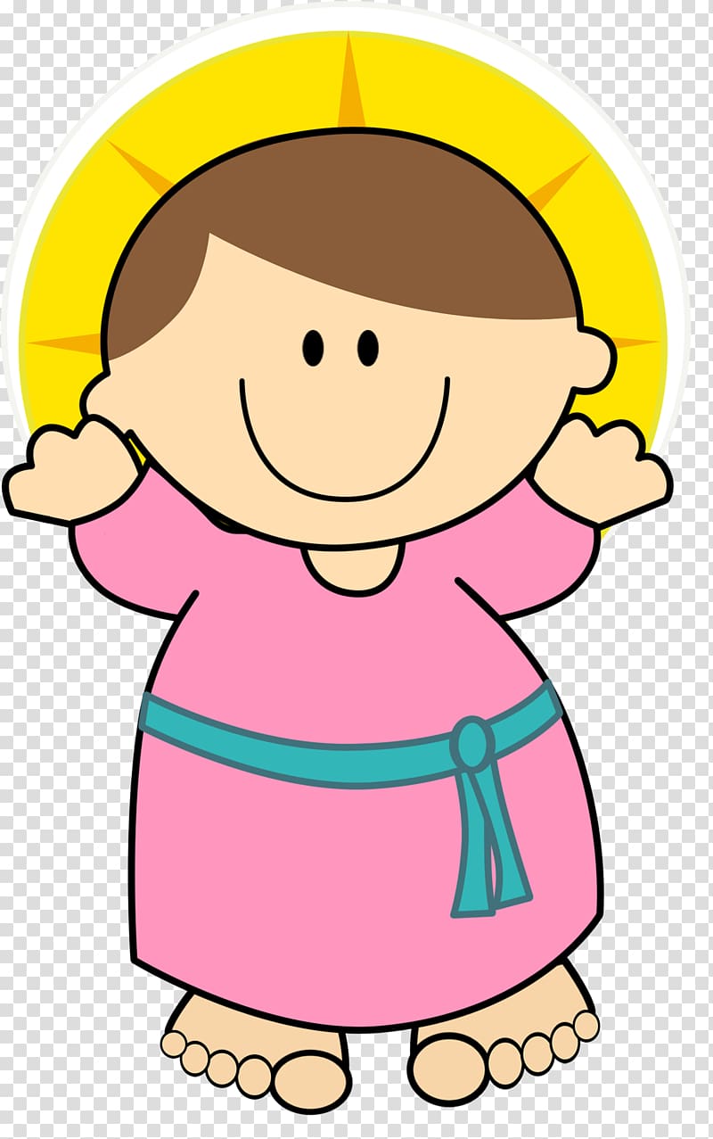 Caricature Drawing Child Jesus, child transparent background PNG clipart