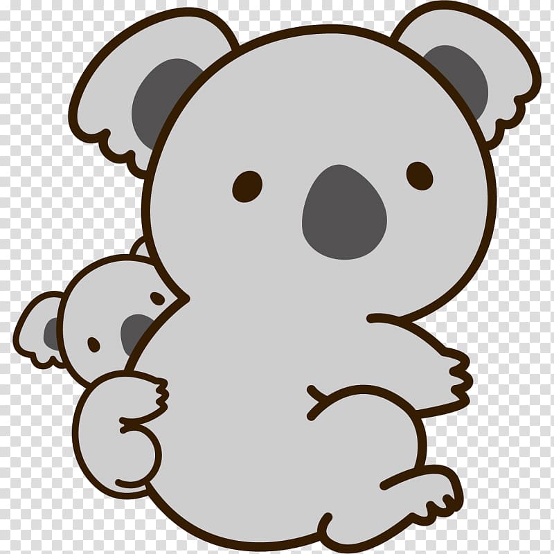 Teddy bear Baby Koala Giant panda, koala transparent background PNG clipart