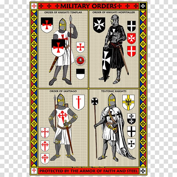 Crusades Middle Ages Knights Templar Military order, Knight transparent background PNG clipart