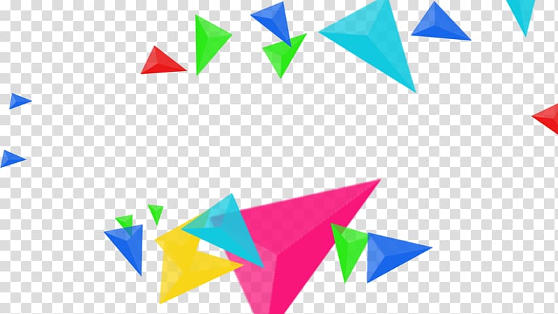 Triangle Geometric shape, Beautiful fine floating triangle geometric pattern decoration transparent background PNG clipart