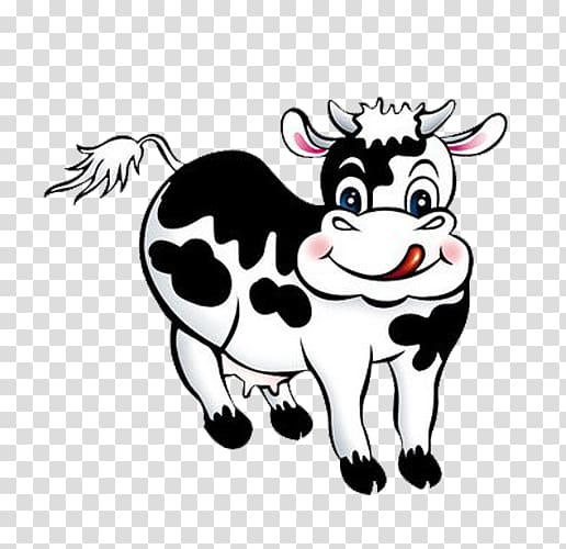 Dairy cattle Chinese zodiac, A cow transparent background PNG clipart