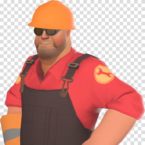 Team Fortress 2 Chin Engineer Fat Neck, engineer transparent background PNG clipart