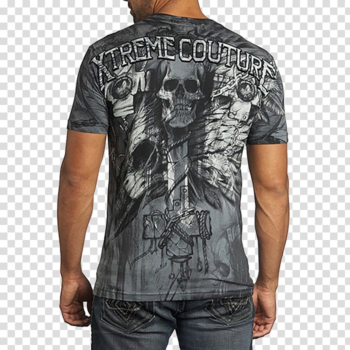 T-shirt Xtreme Couture Mixed Martial Arts Ultimate Fighting Championship Affliction Entertainment, T-shirt transparent background PNG clipart