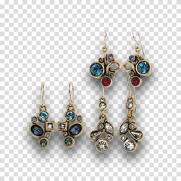 Turquoise Earring Body Jewellery Bead, glass jewelry transparent background PNG clipart