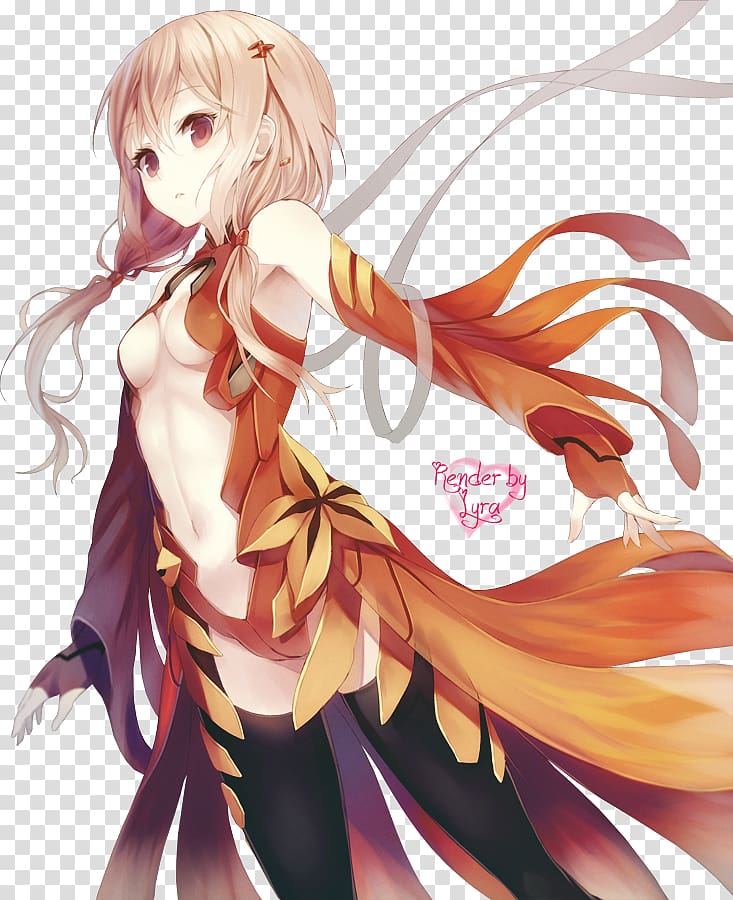 Inori Yuzuriha Anime Drawing , guilty crown transparent background PNG clipart