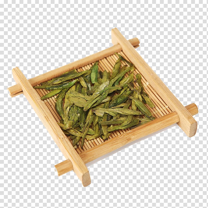 Green tea Ingredient, Dry green tea leaves transparent background PNG clipart
