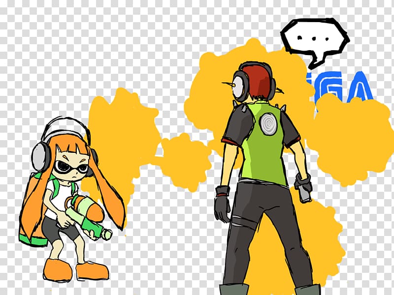 Jet Set Radio Future Splatoon 2 Super Mario Sunshine, others transparent background PNG clipart