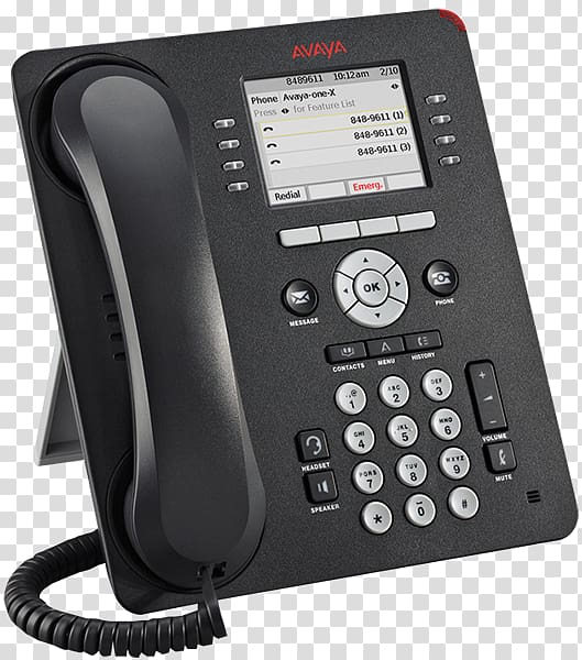 Avaya 9611G VoIP phone Telephone Avaya IP Phone 1140E, handset transparent background PNG clipart
