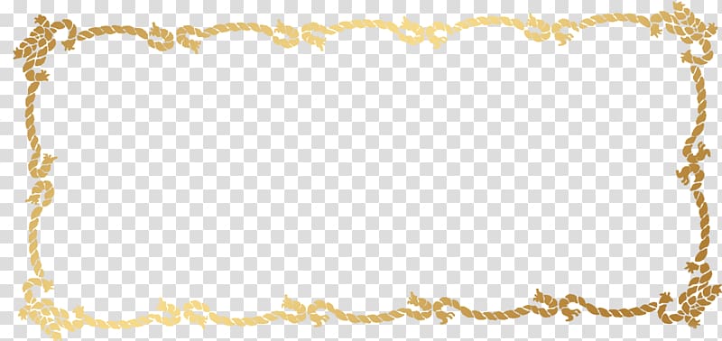 Paper Gold frame, Beautiful golden frame transparent background PNG clipart