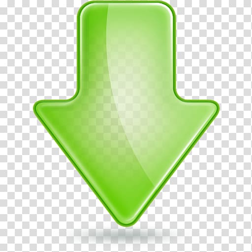 Green Arrow Computer Icons , down arrow transparent background PNG clipart