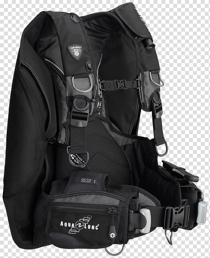 Buoyancy Compensators Backpack Rebreather Underwater diving Scuba set, backpack transparent background PNG clipart