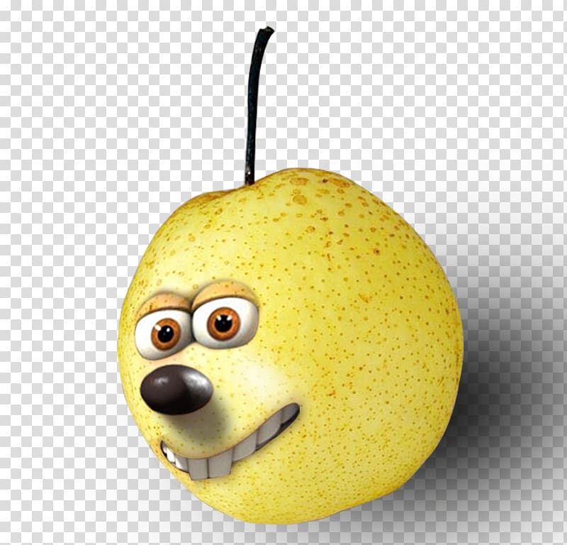 Pyrus xd7 bretschneideri European pear Yellow Nose, Fruit pears on the nose and mouth of the glasses transparent background PNG clipart