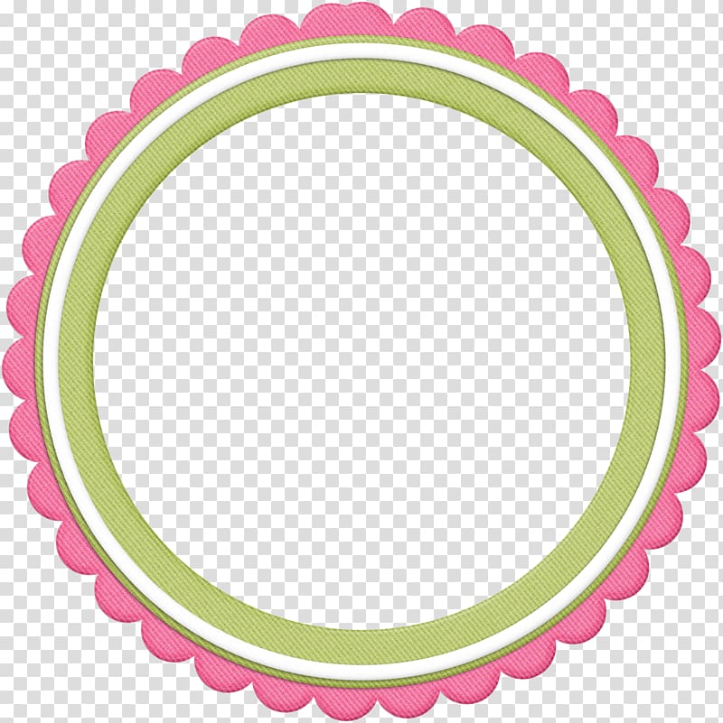 round pink, white, and green frame decor, Wedding invitation Paper Sticker Label Party favor, Pink lace ring transparent background PNG clipart