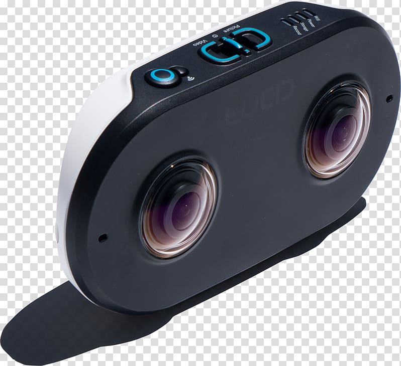 Camera lens Virtual reality Omnidirectional camera Stereo camera, camera lens transparent background PNG clipart
