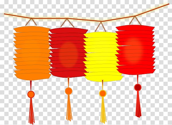 Paper lantern , China transparent background PNG clipart