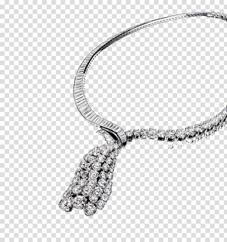 Necklace Jewellery Harry Winston, Inc. Diamond Charms & Pendants, necklace transparent background PNG clipart