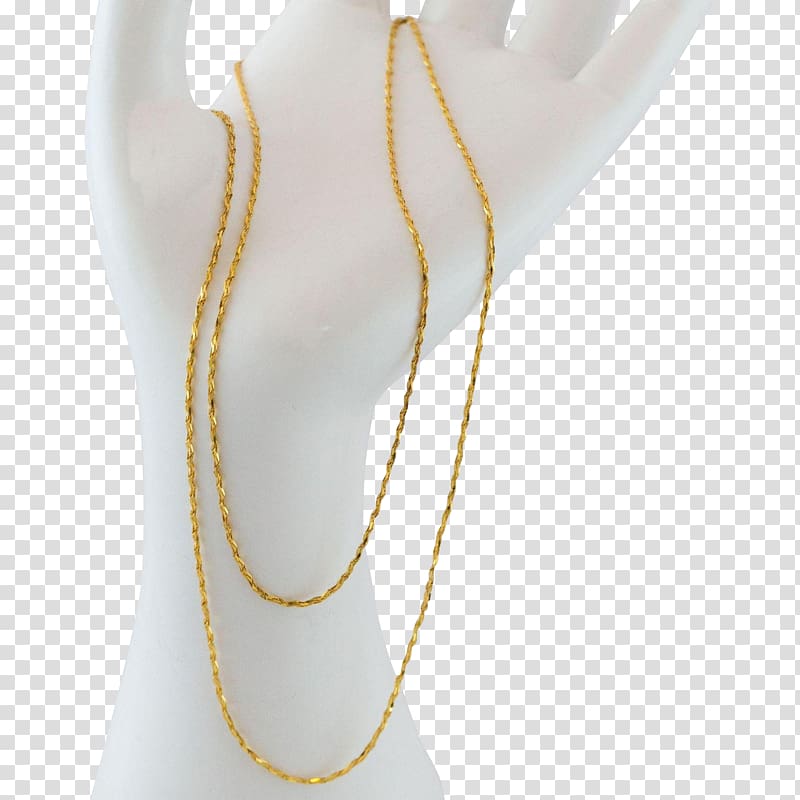 Necklace Rope chain Gold-filled jewelry, necklace transparent background PNG clipart