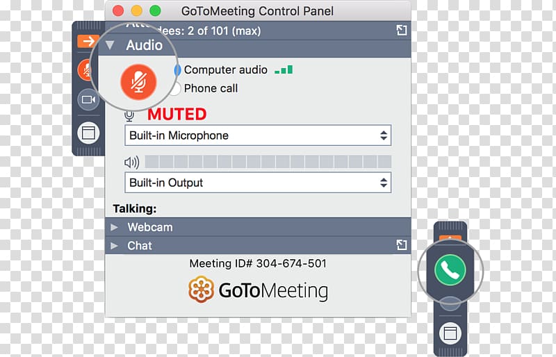 GoToMeeting Web conferencing LogMeIn, Inc. Webcam, Webcam transparent background PNG clipart
