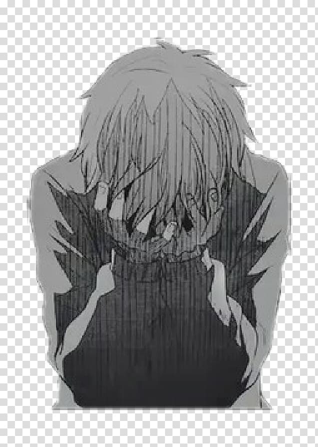 Depressed Drawing Anime - Gambar Anime Sad Boy, HD Png Download - kindpng