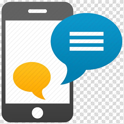 clip art text message on smart phone