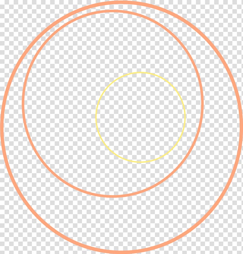 Circle Area Angle Yellow, Orange line circle transparent background PNG clipart