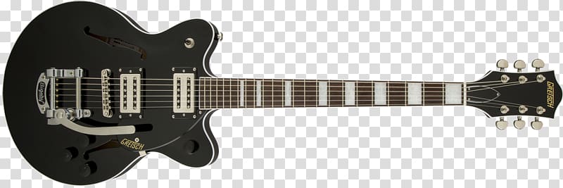 Gretsch Bigsby vibrato tailpiece Semi-acoustic guitar Electric guitar, electric guitar transparent background PNG clipart