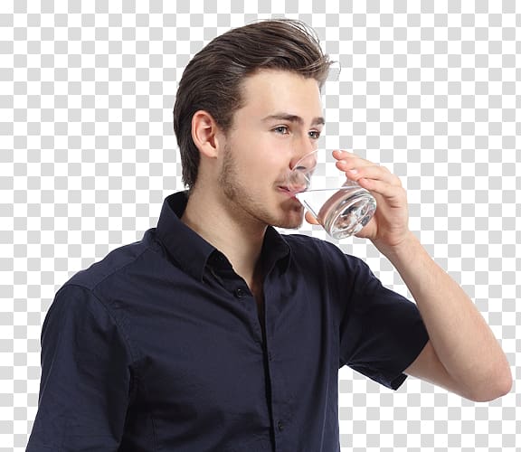 man drinking water, Water Filter Drinking water Glass, drink water transparent background PNG clipart