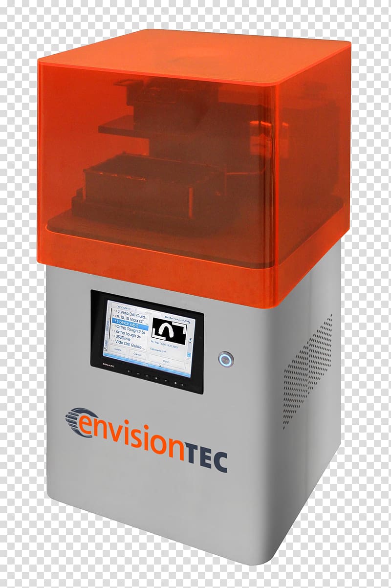 EnvisionTEC 3D printing Dentistry Printer, 3D PRINTER transparent background PNG clipart