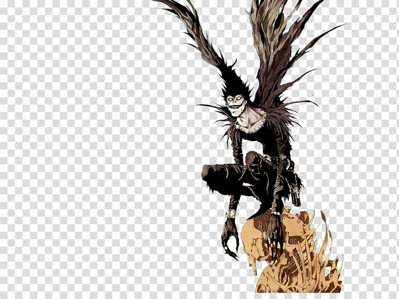 Light Yagami Ryuk Rem Death Note Another Note: The Los Angeles BB Murder Cases, ryuk transparent background PNG clipart