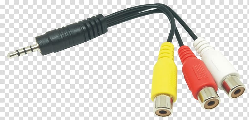 Coaxial cable Graphics Cards & Video Adapters Electronics RCA connector, Television Interface Adaptor transparent background PNG clipart