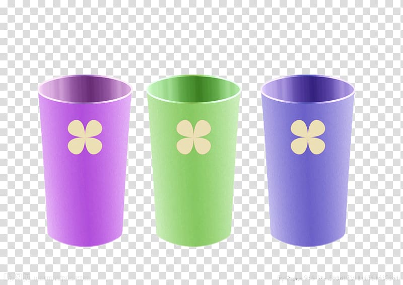 Color, Clover cups transparent background PNG clipart