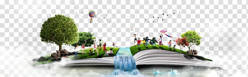 people on book illustration, book transparent background PNG clipart