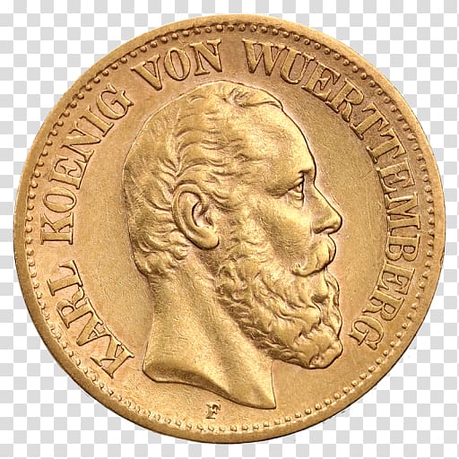 Coin Gold Bronze Karlsruhe Medal, Karl Mark transparent background PNG clipart