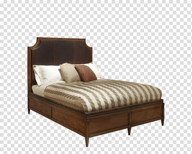 Bed frame Bunk bed Furniture Mattress, Living bed material,Fine home bed transparent background PNG clipart