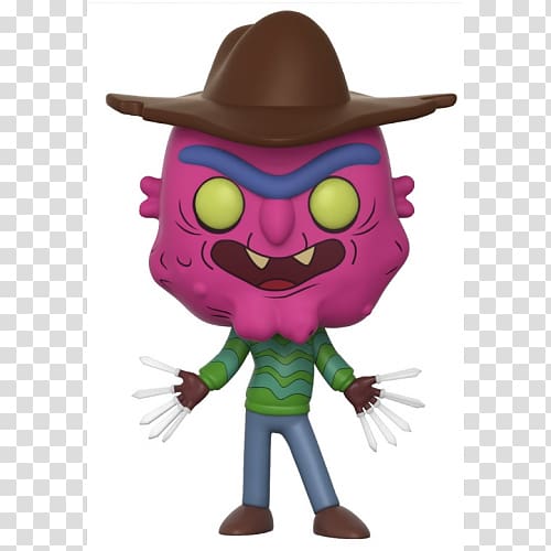 Rick Sanchez Freddy Krueger Funko Morty Smith Amazon.com, scary terry transparent background PNG clipart