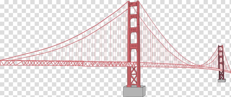 Golden Gate Bridge , Red Bridge transparent background PNG clipart