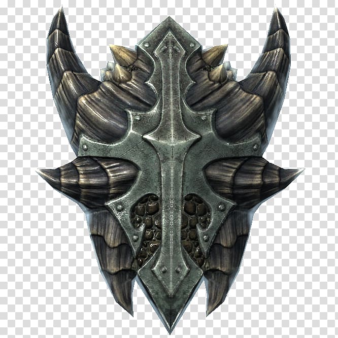 The Elder Scrolls V: Skyrim – Dragonborn The Elder Scrolls Online The Elder Scrolls V: Skyrim – Dawnguard Shield Weapon, shield transparent background PNG clipart