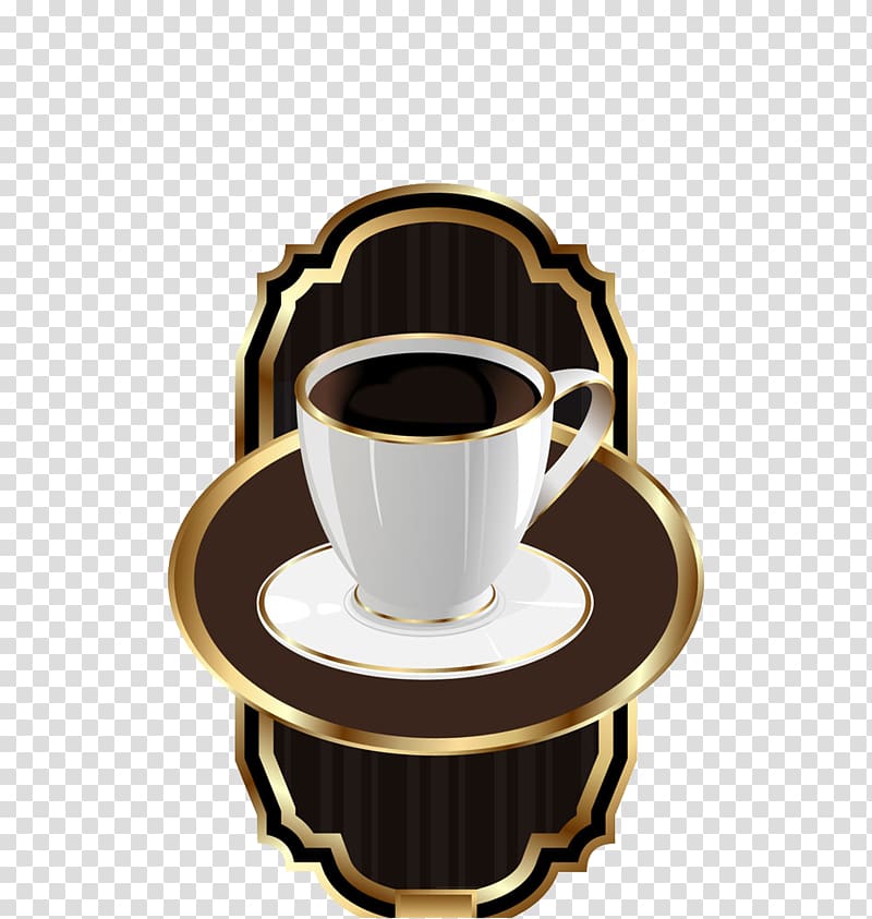 Coffee Tea Cappuccino Espresso, Creative coffee cup transparent background PNG clipart